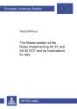 The Modernisation Of The Rules Implementing Art 81 And Art 82 Ect And Its Implications For Italy - Preview