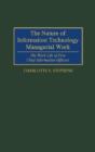 The Nature Of Information Technology Managerial Work - Preview