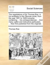 Capa do artigo The Negotiations Of Sir Thomas Roe, In H
