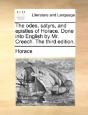 The Odes, Satyrs, And Epistles Of Horace - Preview