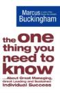 The One Thing You Need To Know - Preview