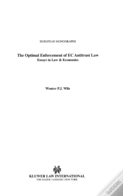 Capa do artigo The Optimal Enforcement Of Ec Antitrust Law