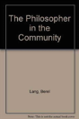 The Philosopher In The Community - Preview