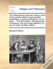 Capa do artigo The Philosophical Grammar; Being A View