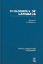 The Philosophy Of Language - Preview