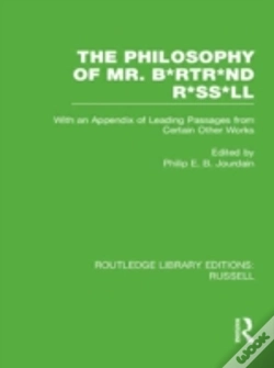 Capa do artigo The Philosophy Of Mr. B*Rtr*Nd R*Ss*Ll