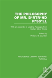 Capa do artigo The Philosophy Of Mr. B*Rtr*Nd R*Ss*Ll