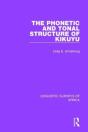 The Phonetic And Tonal Structure Of Kikuyu - Preview