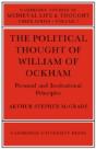 The Political Thought Of William Ockham - Preview