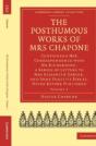 The Posthumous Works Of Mrs Chapone - Preview