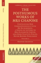 Capa do artigo The Posthumous Works Of Mrs Chapone