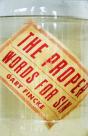 The Proper Words For Sin - Preview