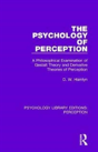 The Psychology Of Perception - Preview