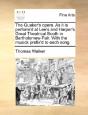 The Quaker'S Opera. As It Is Perform'D A - Preview