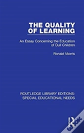 The Quality Of Learning