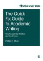 The Quick Fix Guide To Academic Writing - Preview