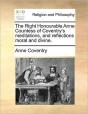 The Right Honourable Anne Countess Of Co - Preview