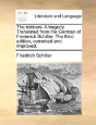 The Robbers. A Tragedy. Translated From - Preview