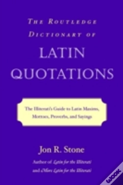 Capa do artigo The Routledge Dictionary Of Latin Quotations