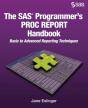 The Sas Programmer'S Proc Report Handbook - Preview