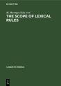 The Scope Of Lexical Rules - Preview