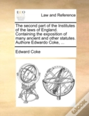 Capa do artigo The Second Part Of The Institutes Of The
