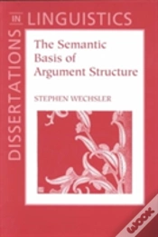 Capa do artigo The Semantic Basis Of Argument Structure