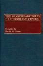 The Shakespeare Folio Handbook And Census - Preview