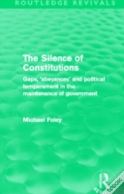 Capa do artigo The Silence Of Constitutions (Routledge Revivals)
