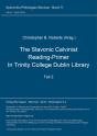 The Slavonic Calvinist Reading-Primer In Trinity College Dublin Library - Preview
