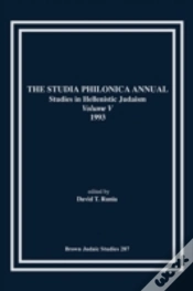 Capa do artigo The Studia Philonica  Annual V, 1993