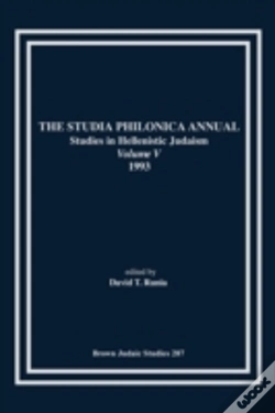 Capa do artigo The Studia Philonica  Annual V, 1993