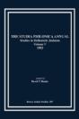 The Studia Philonica  Annual V, 1993 - Preview