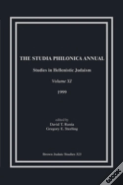 Capa do artigo The Studia Philonica Annual, Xi, 1999