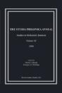 The Studia Philonica Annual, Xi, 1999 - Preview