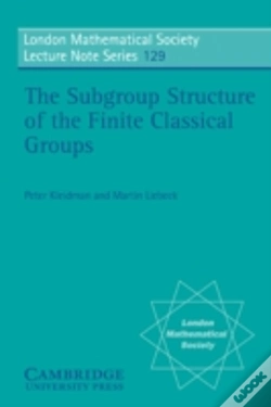 Capa do artigo The Subgroup Structure Of The Finite Classical Groups