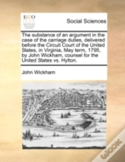 Capa do artigo The Substance Of An Argument In The Case