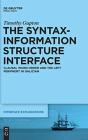 The Syntax-Information Structure Interface - Preview