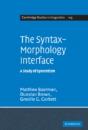 The Syntax-Morphology Interface - Preview