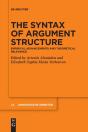 The Syntax Of Argument Structure - Preview
