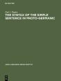 The Syntax Of The Simple Sentence In Proto-Germanic - Preview