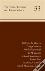 Capa do artigo The Tanner Lectures On Human Values