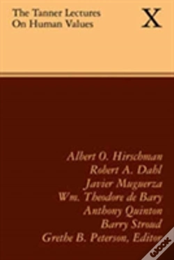 Capa do artigo The Tanner Lectures On Human Values: Volume 10, 1989