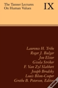 Capa do artigo The Tanner Lectures On Human Values