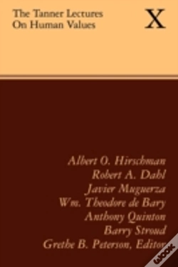 Capa do artigo The Tanner Lectures On Human Values