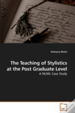 Capa do artigo The Teaching Of Stylistics At The Post G
