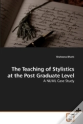 The Teaching Of Stylistics At The Post G