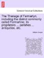The Thanage Of Fermartyn, Including The - Preview