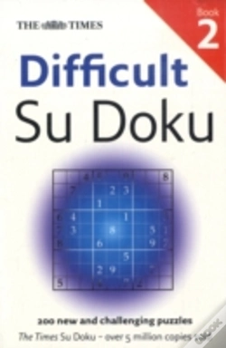 Capa do artigo The Times Difficult Su Doku Book 2