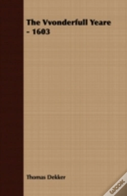 Capa do artigo The Vvonderfull Yeare - 1603